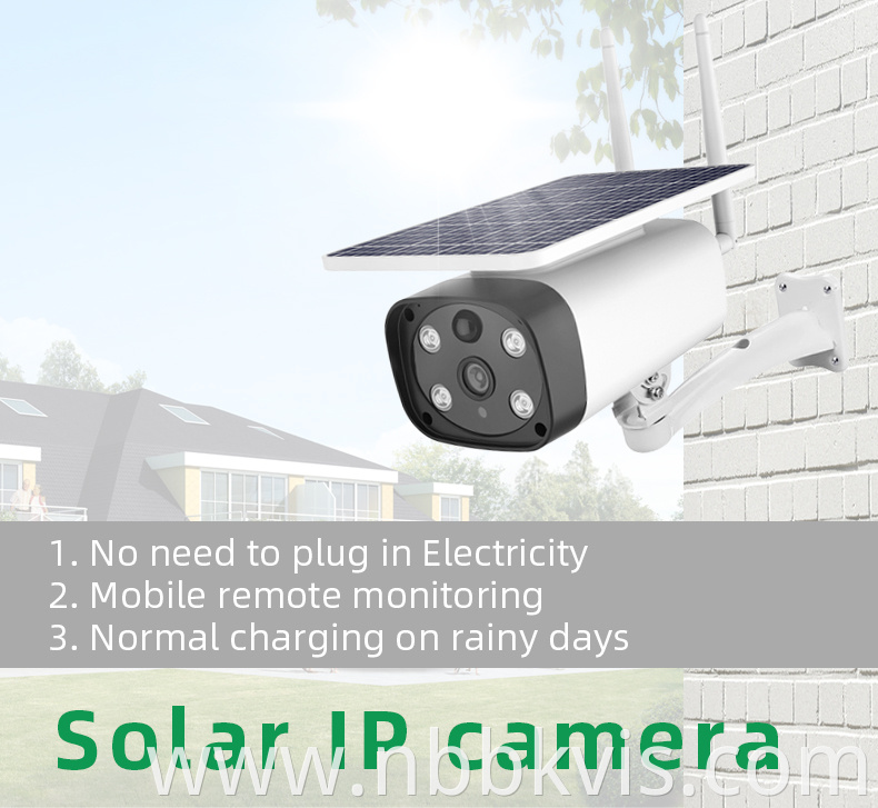 Solar Charging Hd Video Outdoor Garage Monitor Camera